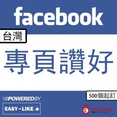 Facebook台灣帳號專頁讚好